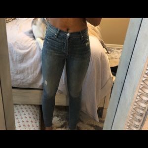 Mother jeans. High waisted